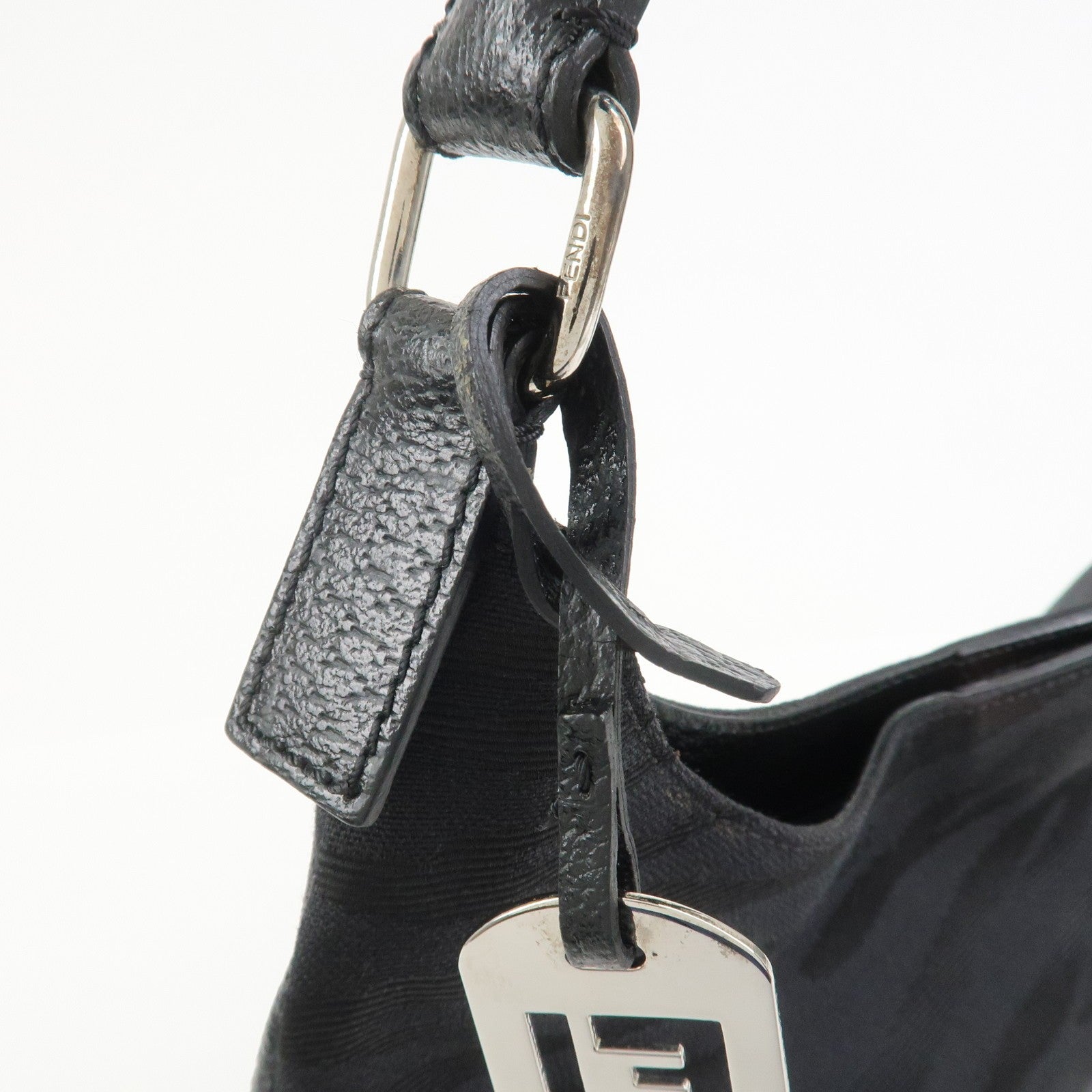 Fendi Shoulder Bag - Black, Canvas Leather
