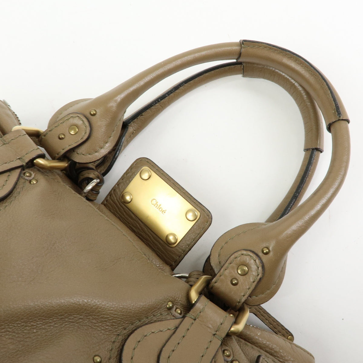 Chloe Paddington Hand Bag - Brown, Leather