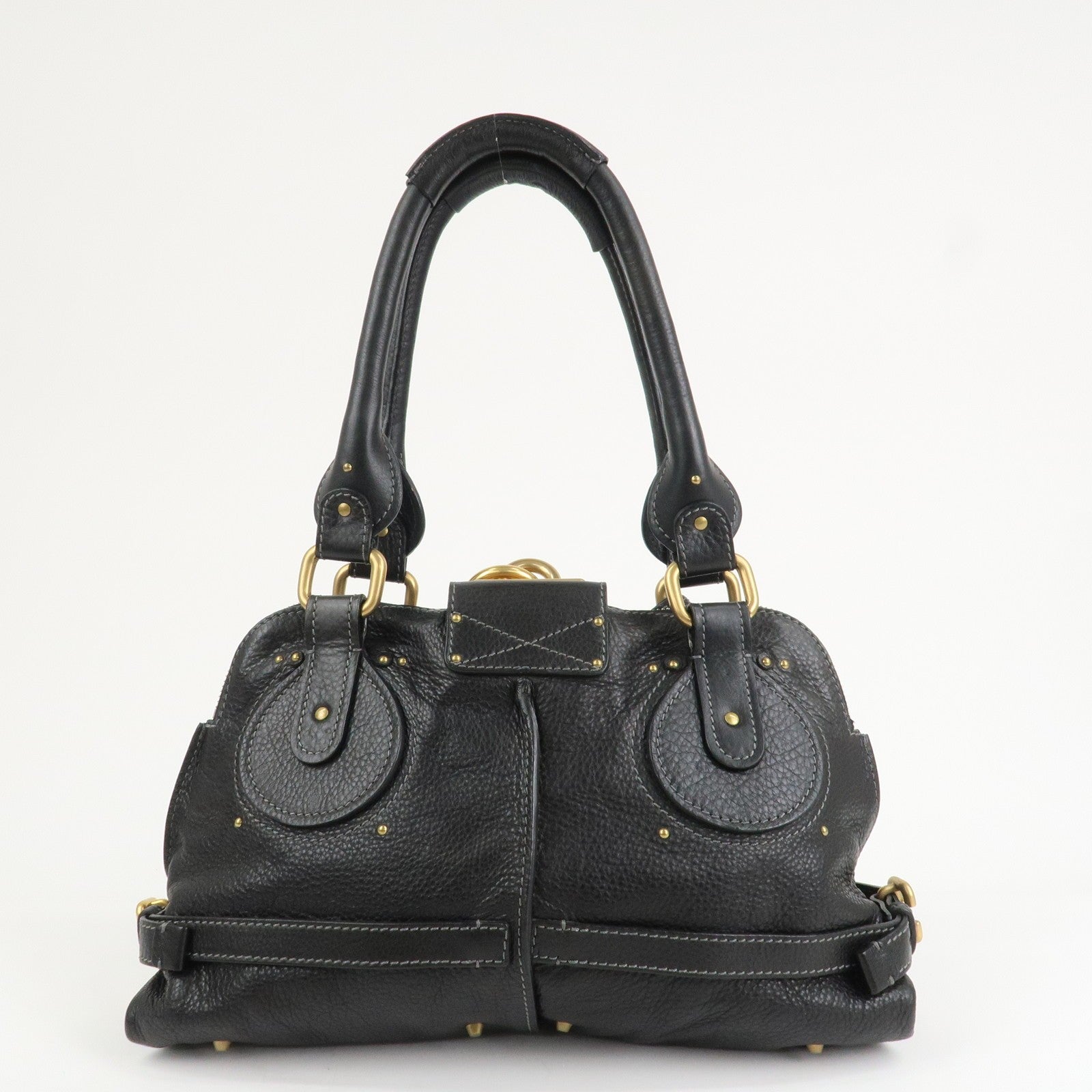 Chloe Paddington Hand Bag - Black, Leather