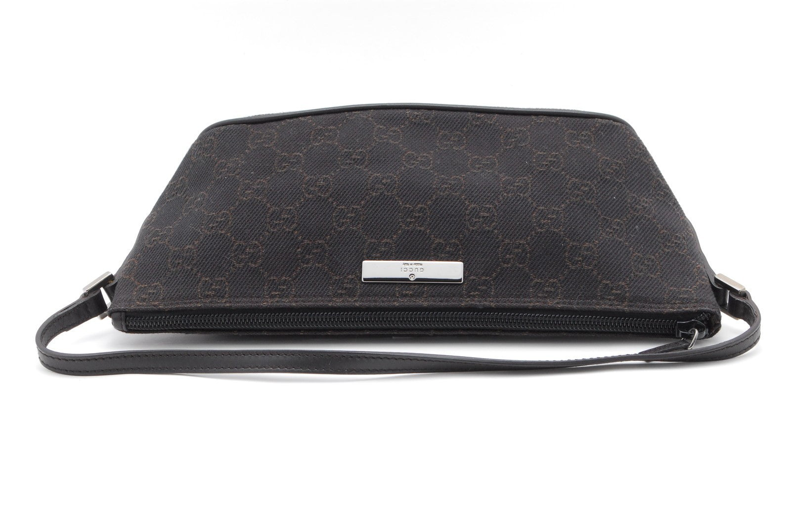 Gucci GG Accessory Pouch Purse - Black, Canvas 