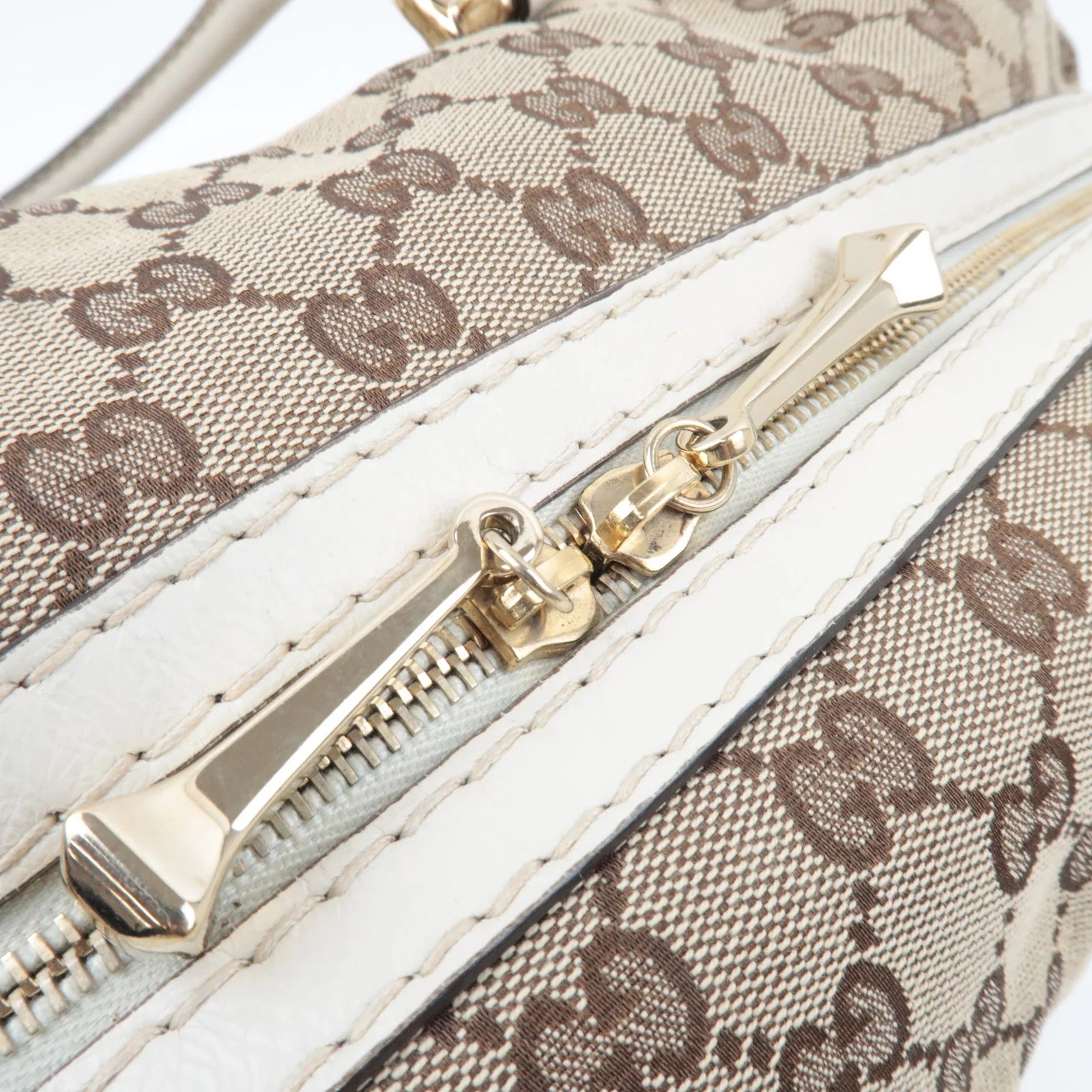 Gucci Tote Bag - Beige, GG Canvas and Leather 