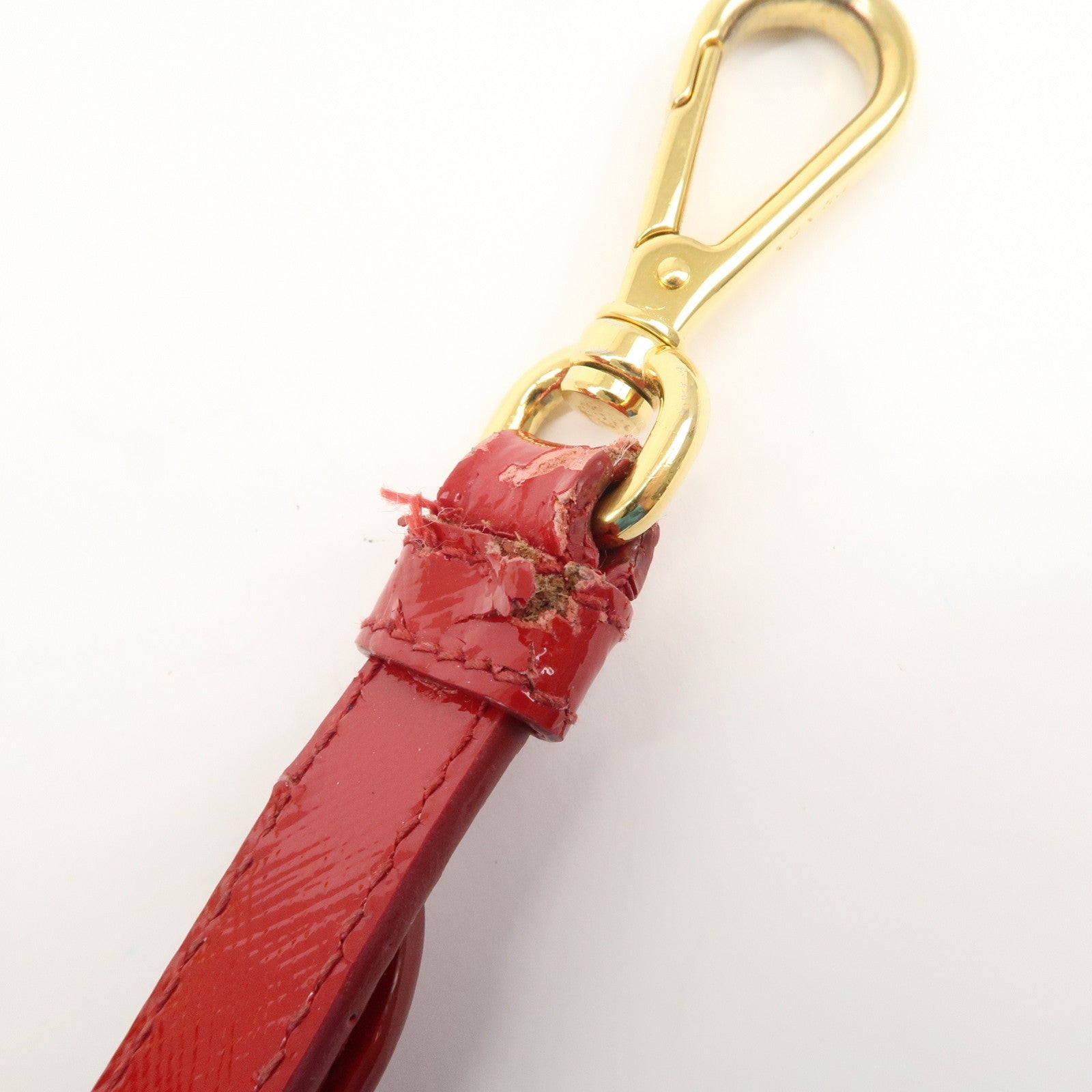 Prada BN2567 Hand Bag - Red, Patent Leather 