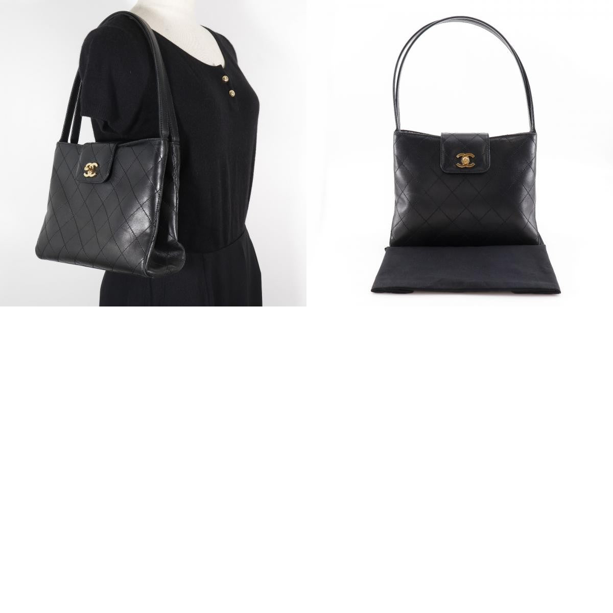 Chanel Bicolole Tote Bag - Black, Lambskin