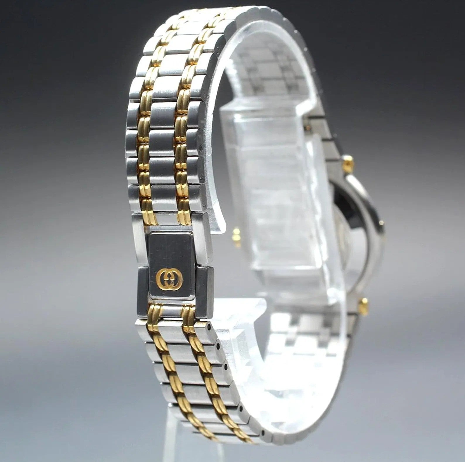 Gucci 9000L Wristwatch - Black, Stainless Steel