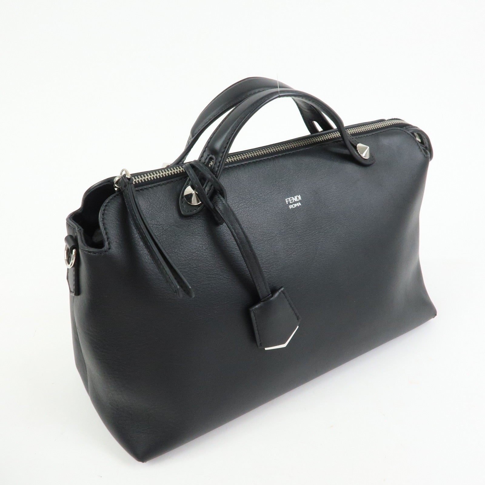 Fendi Hand Bag - Black, Leather