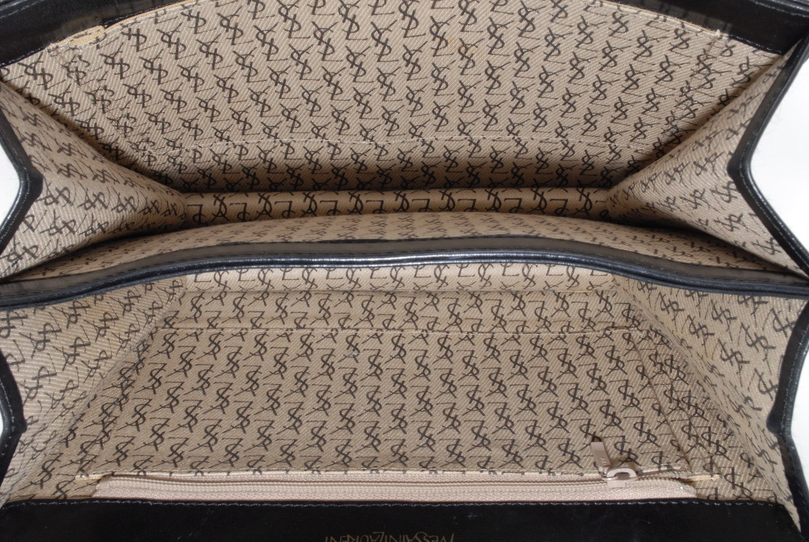 Saint Laurent YSL Envelope Shoulder Bag - Black, Leather