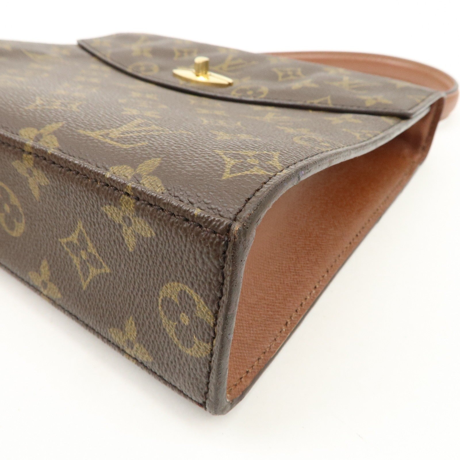 Louis Vuitton Malesherbes Hand Bag - Brown, Monogram Canvas