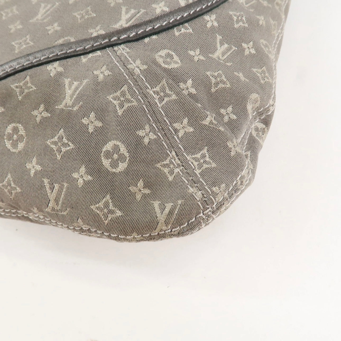 Louis Vuitton Monogram Mini Lin Manon MM ShoulderBag Platine