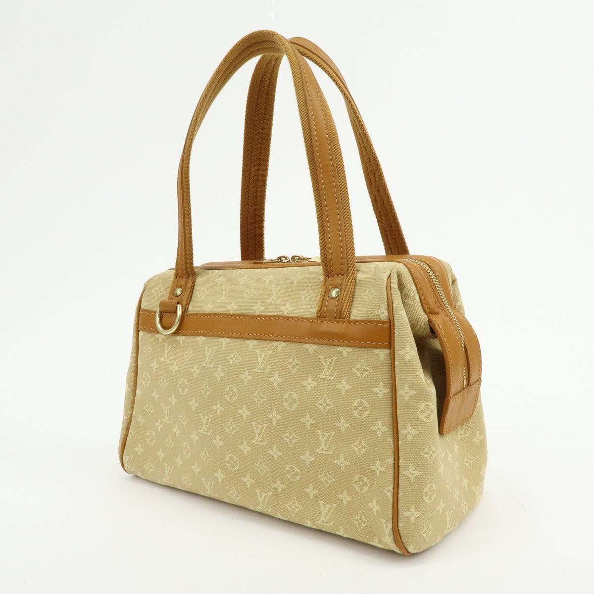 Louis Vuitton Hand Bag - Beige, Monogram Mini Canvas, Leather