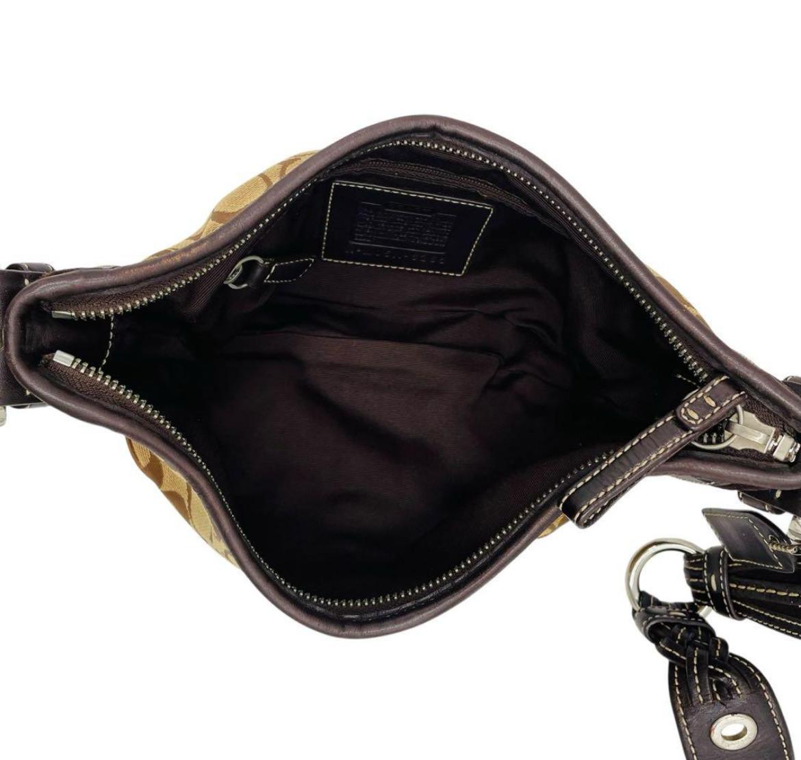 Coach Signature Brown Bag- Rare!