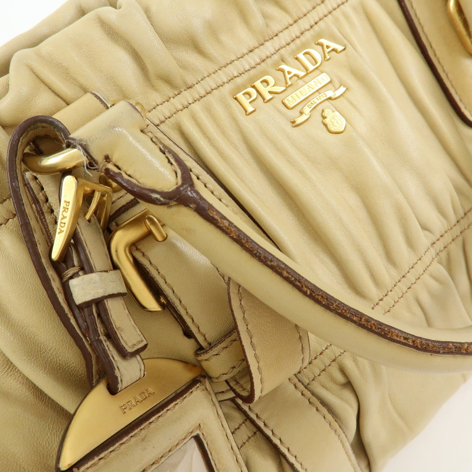Prada Hand Bag - Camel, Nappa Leather