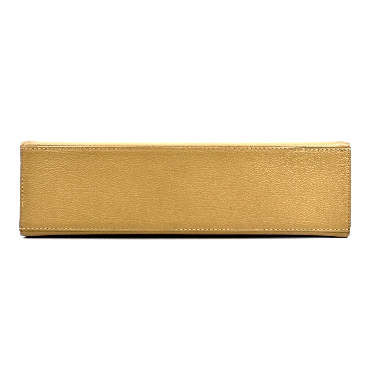 Saint Laurent YSL Handbag - Beige, Leather