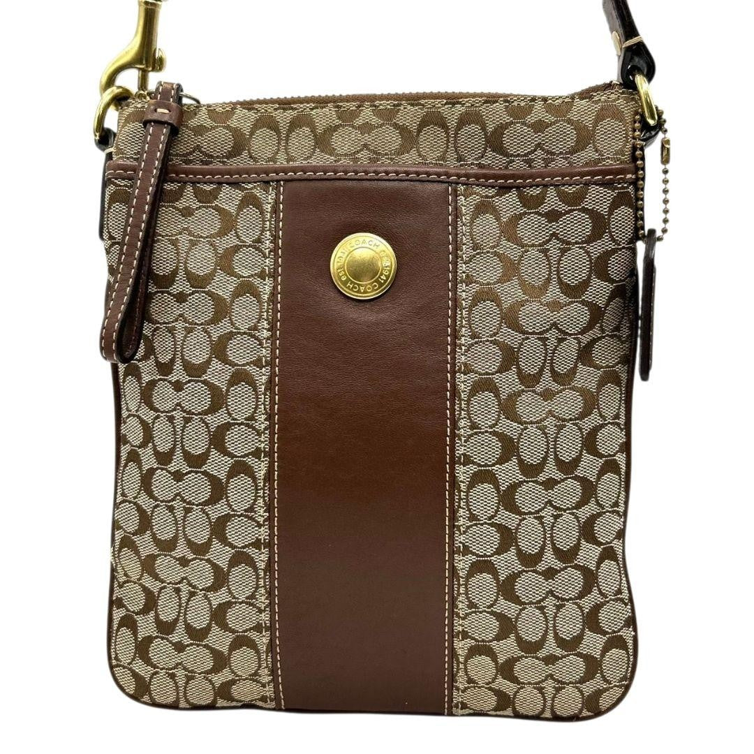 Coach Shoulder Bag - Brown, Canvas