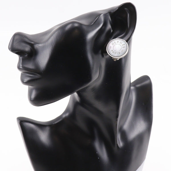 Hermès Serie Earring - Silver, Metallic