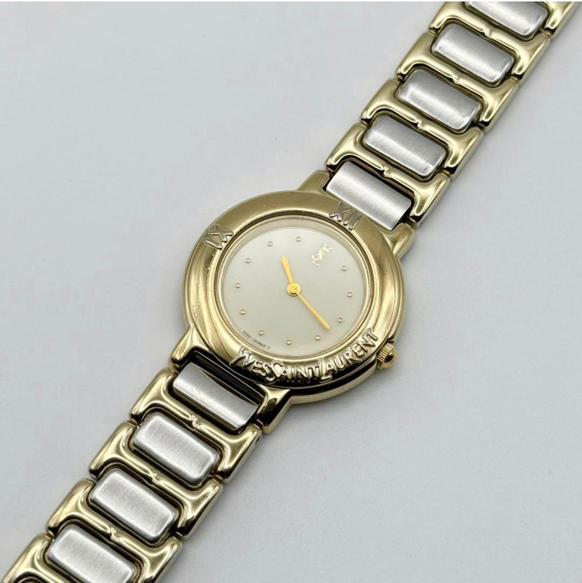 Saint Laurent watch- Gold plated& Silver