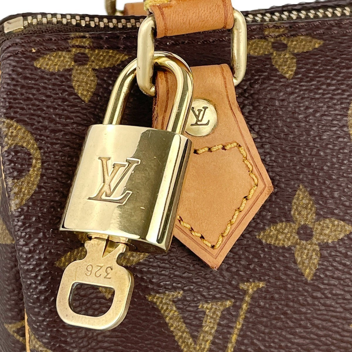 Louis Vuitton Mini Speedy Handbag - Brown, Canvas- מגיע עם המנעול!