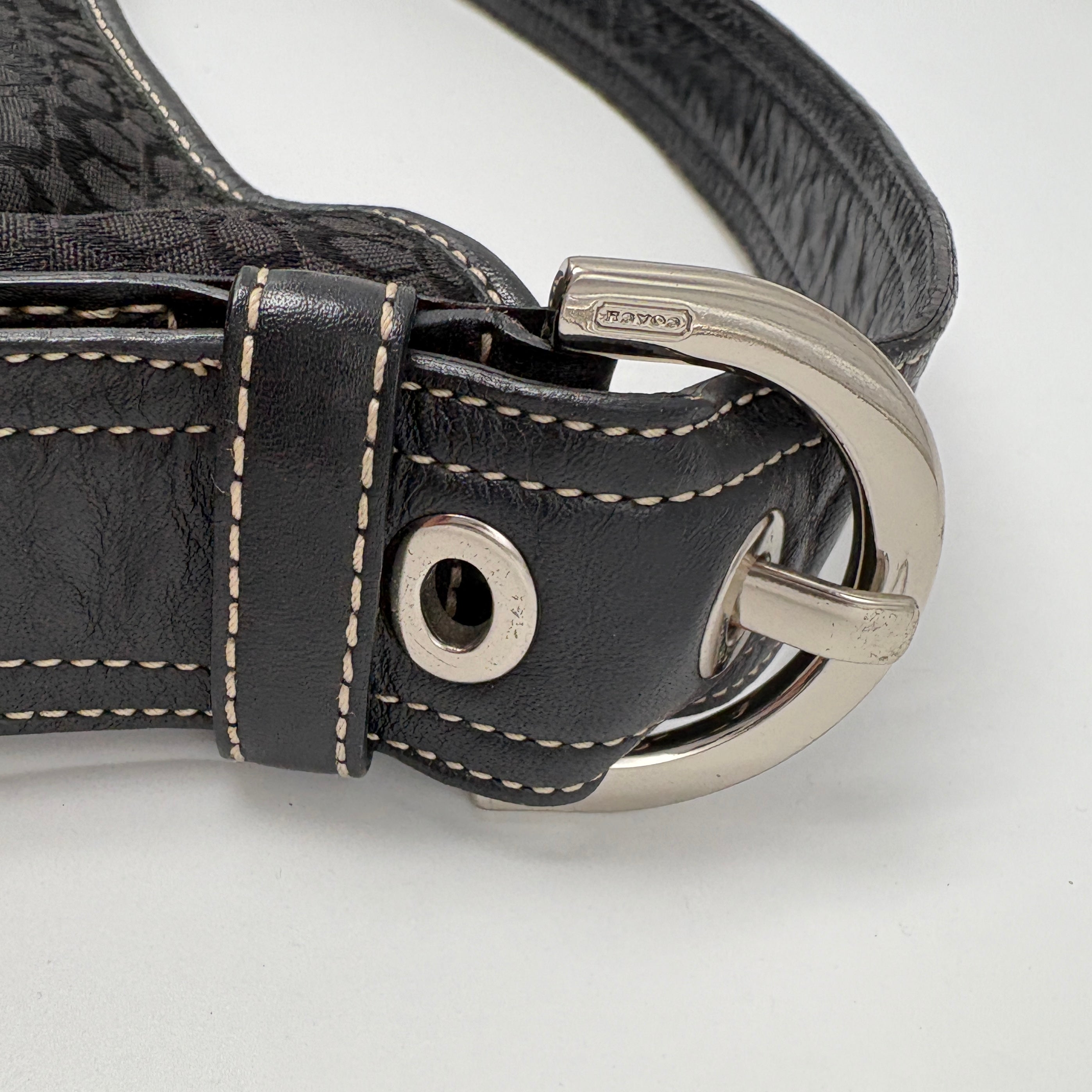 Coach signature black bag