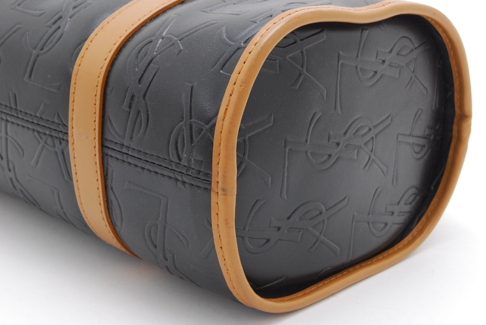 Saint Laurent Yves Shoulder Bag - Black Brown, PVC Leather