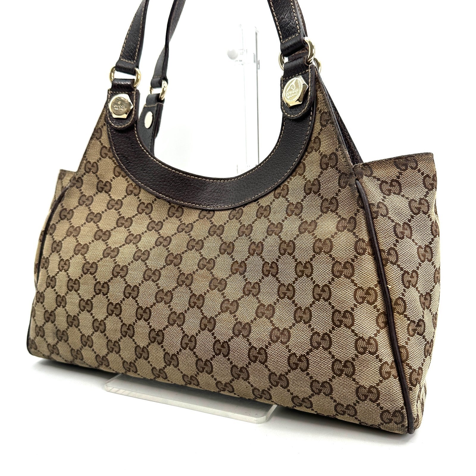 Gucci GG Bag - Brown, Canvas Leather