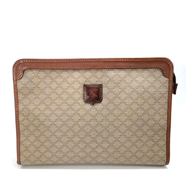 CELINE Vintage Clutch Macadam