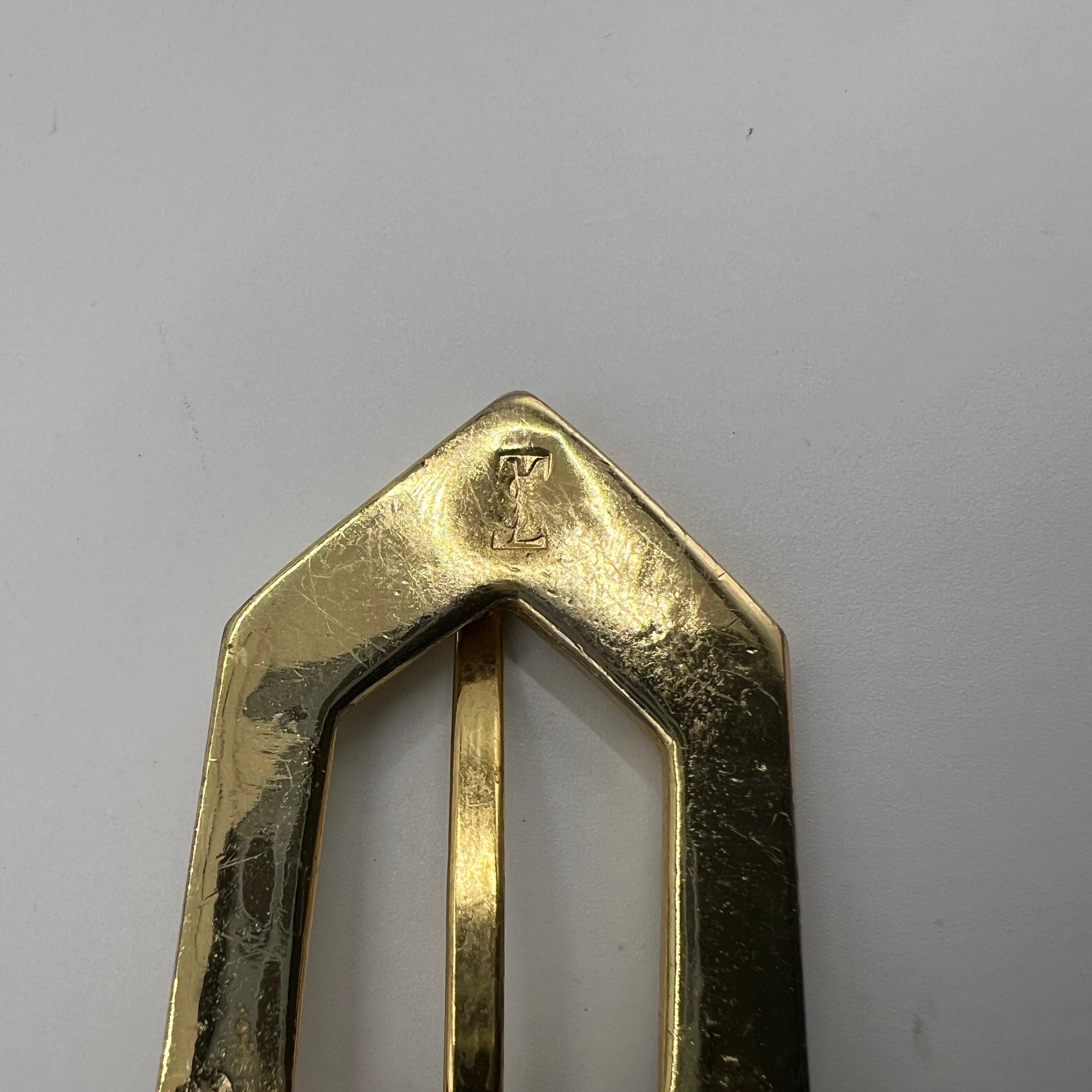 Yves Saint Laurent Vintage Burgundy Belt