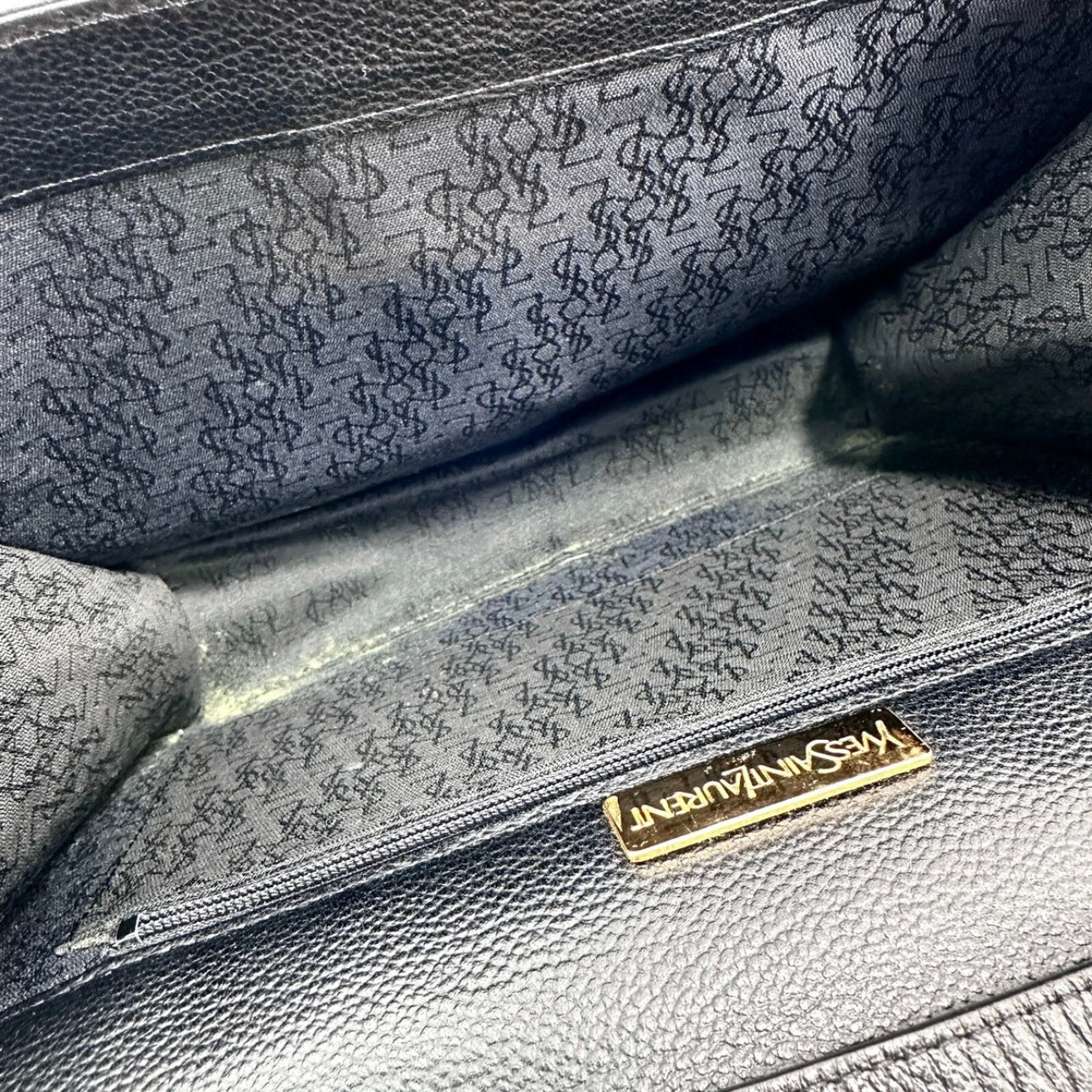 Saint Laurent Yves Saint Laurent Shoulder Bag - Black, Leather