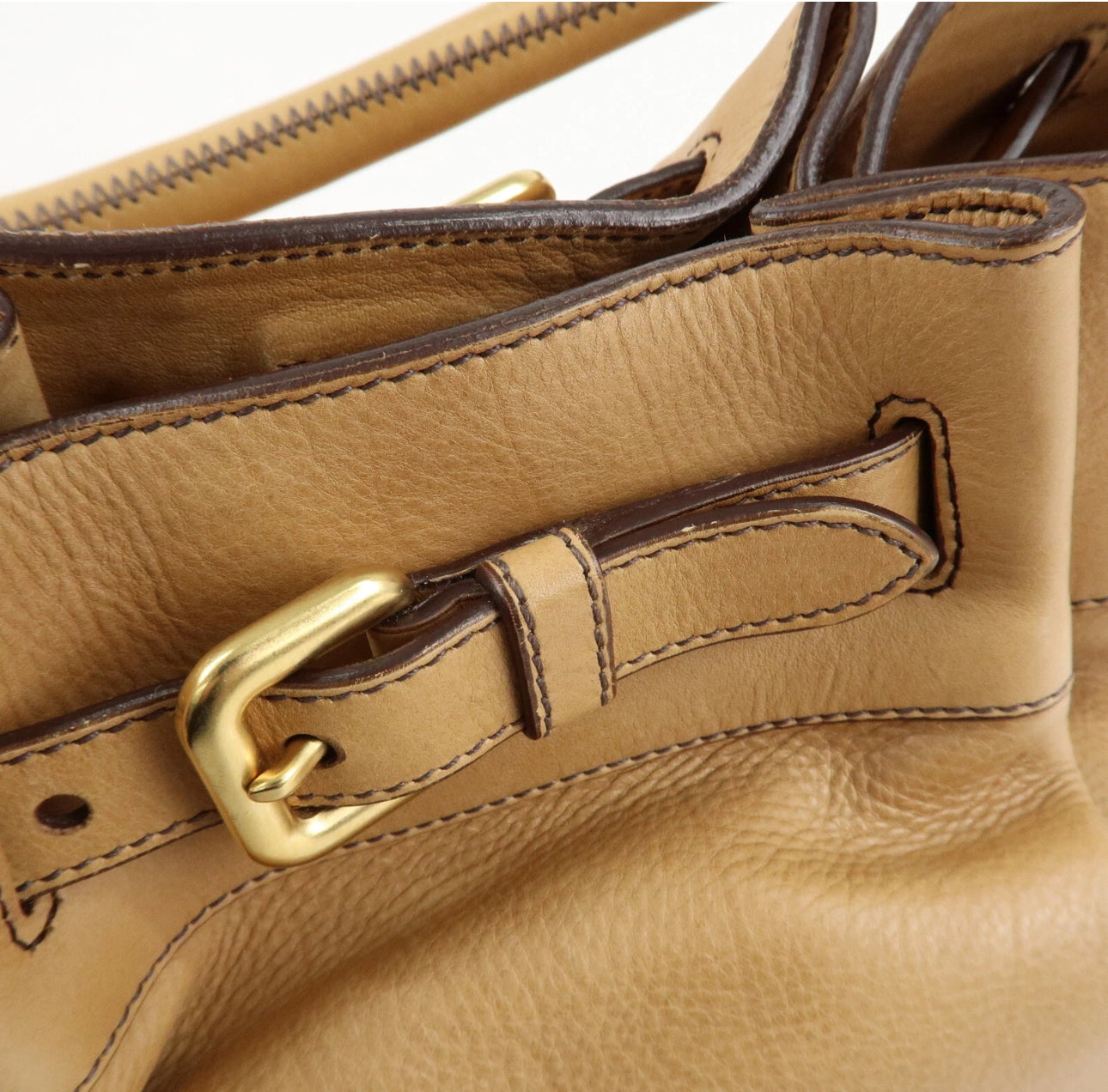 Prada Leather One Shoulder Bag - Brown, Leather