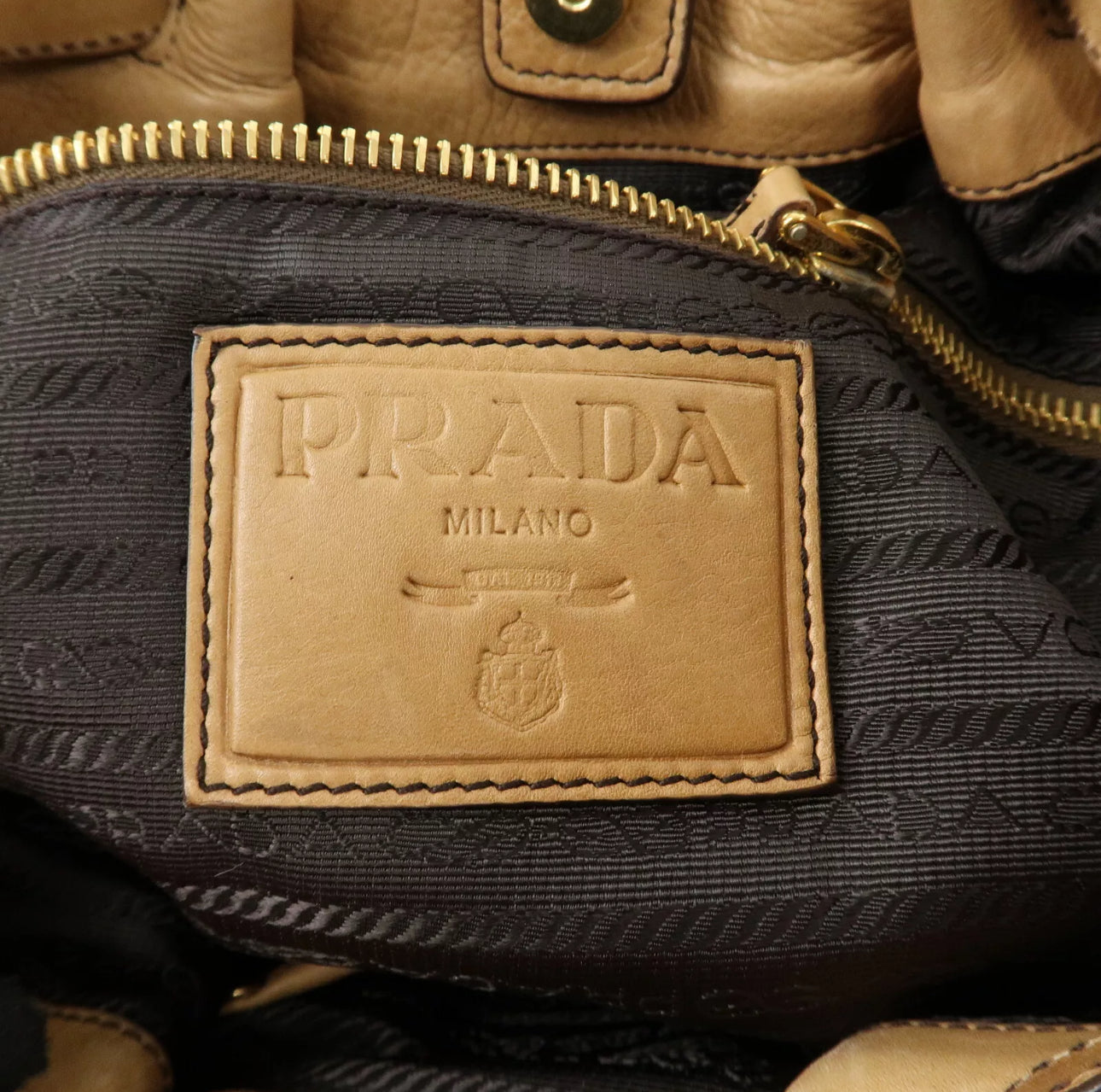 Prada Leather One Shoulder Bag - Brown, Leather
