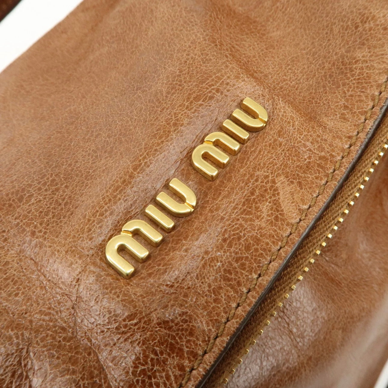 MIU MIU Leather 2Way Shoulder & Hand Bag