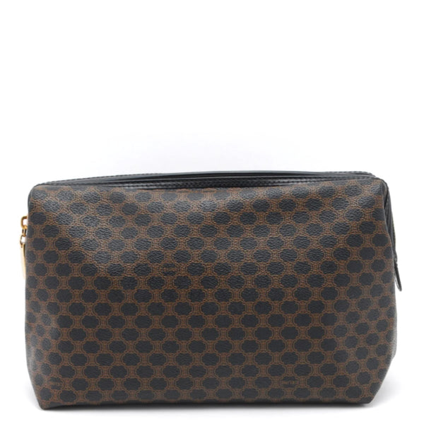Celine Macadam Clutch Bag - Black, PVC Leather