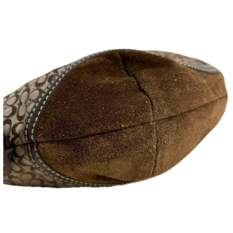 Coach Signature Suede Bag