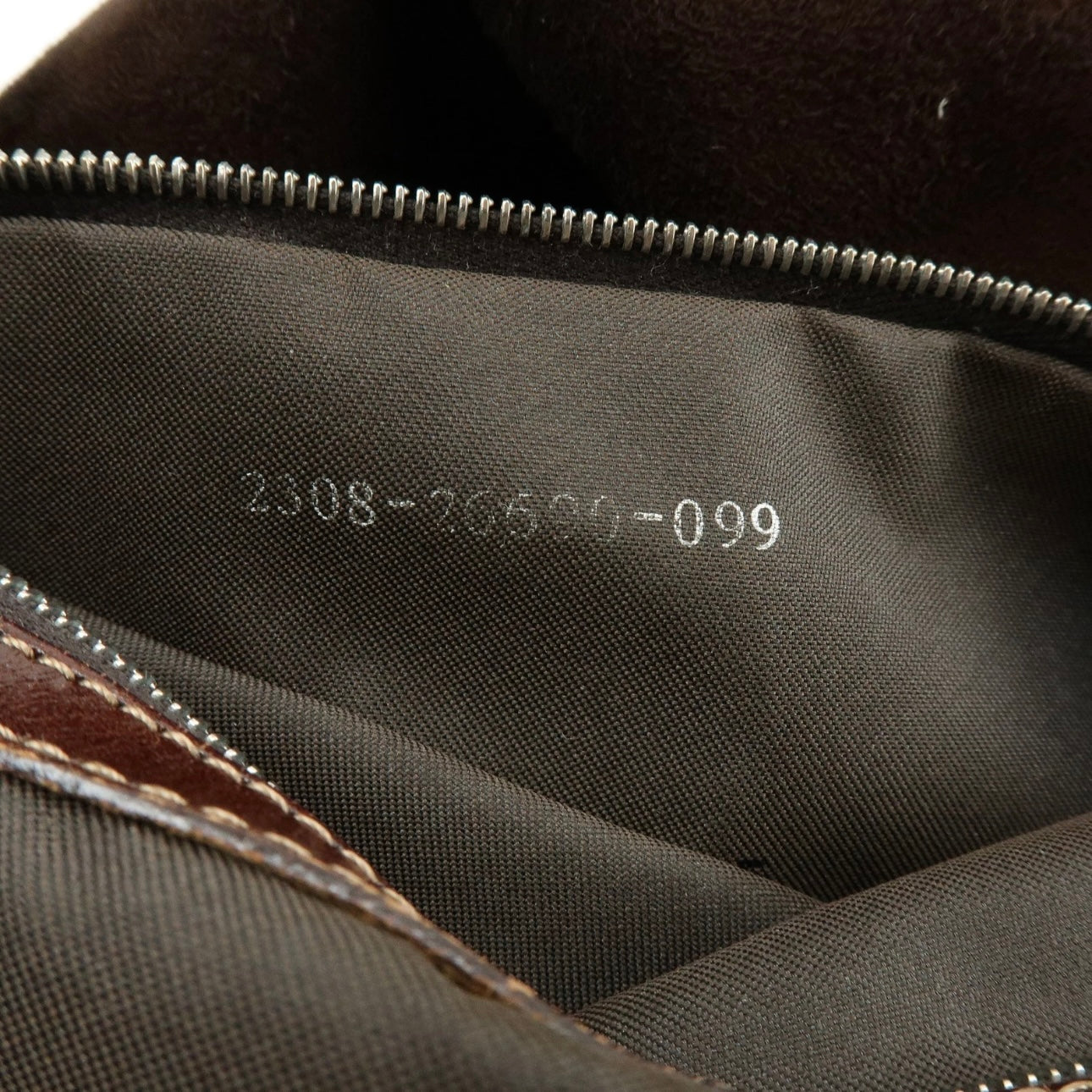 FENDI Suede Tote Shoulder Bag