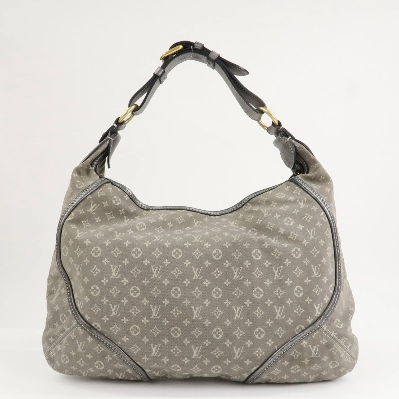 Louis Vuitton Monogram Mini Lin Manon MM ShoulderBag Platine