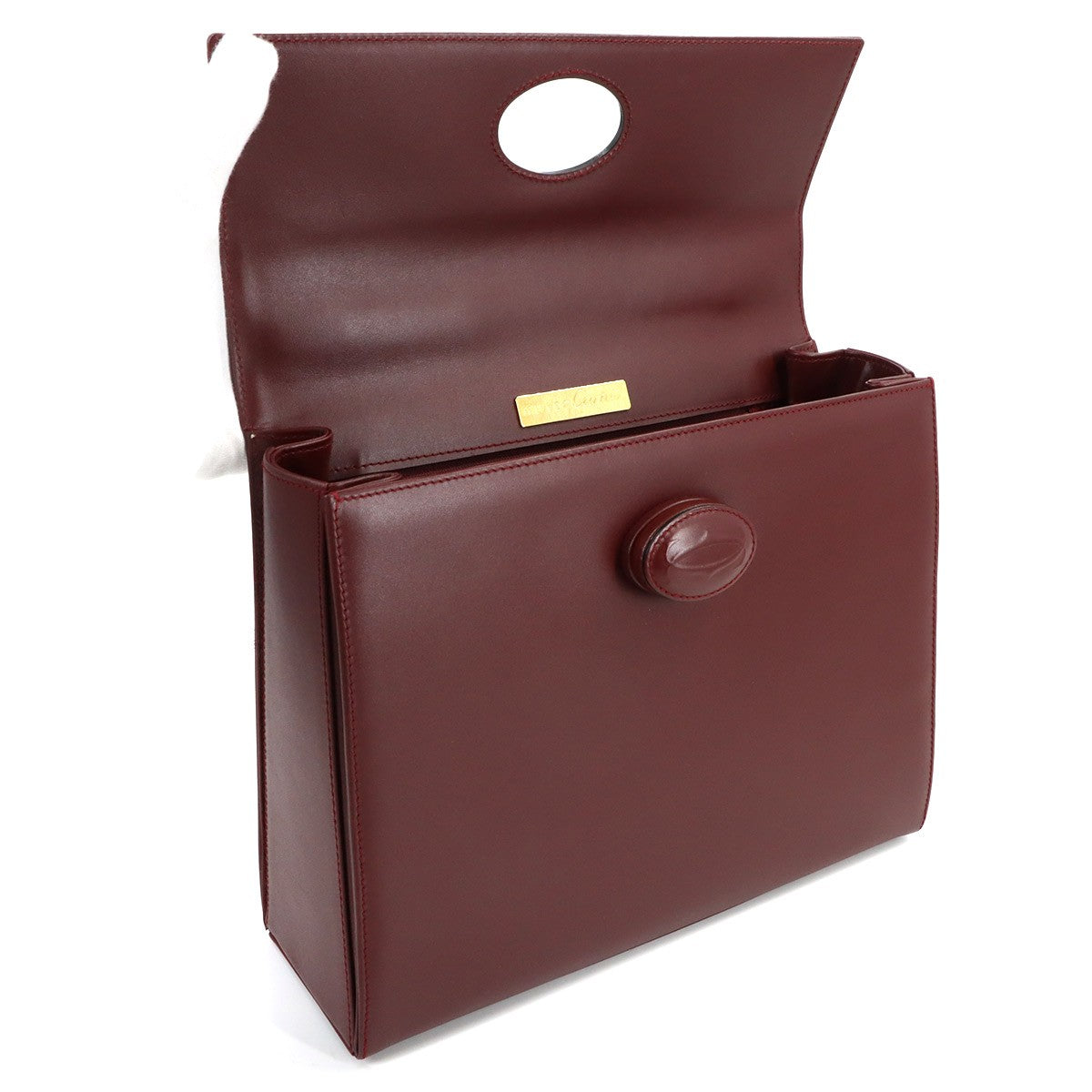 Cartier Must Hand Bag - Bordeaux, Leather