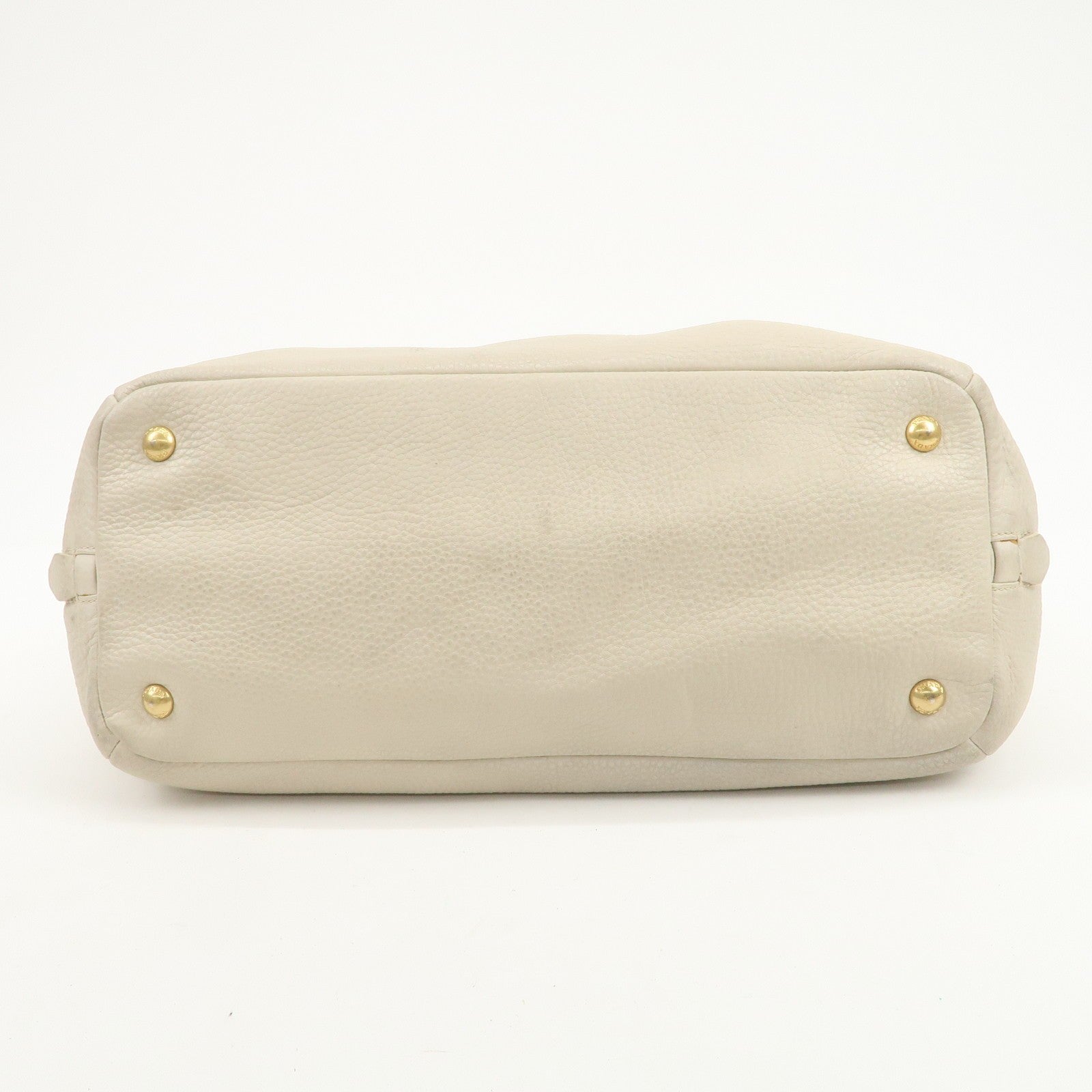 Prada 2Way Bag Hand Bag - Ivory, Leather