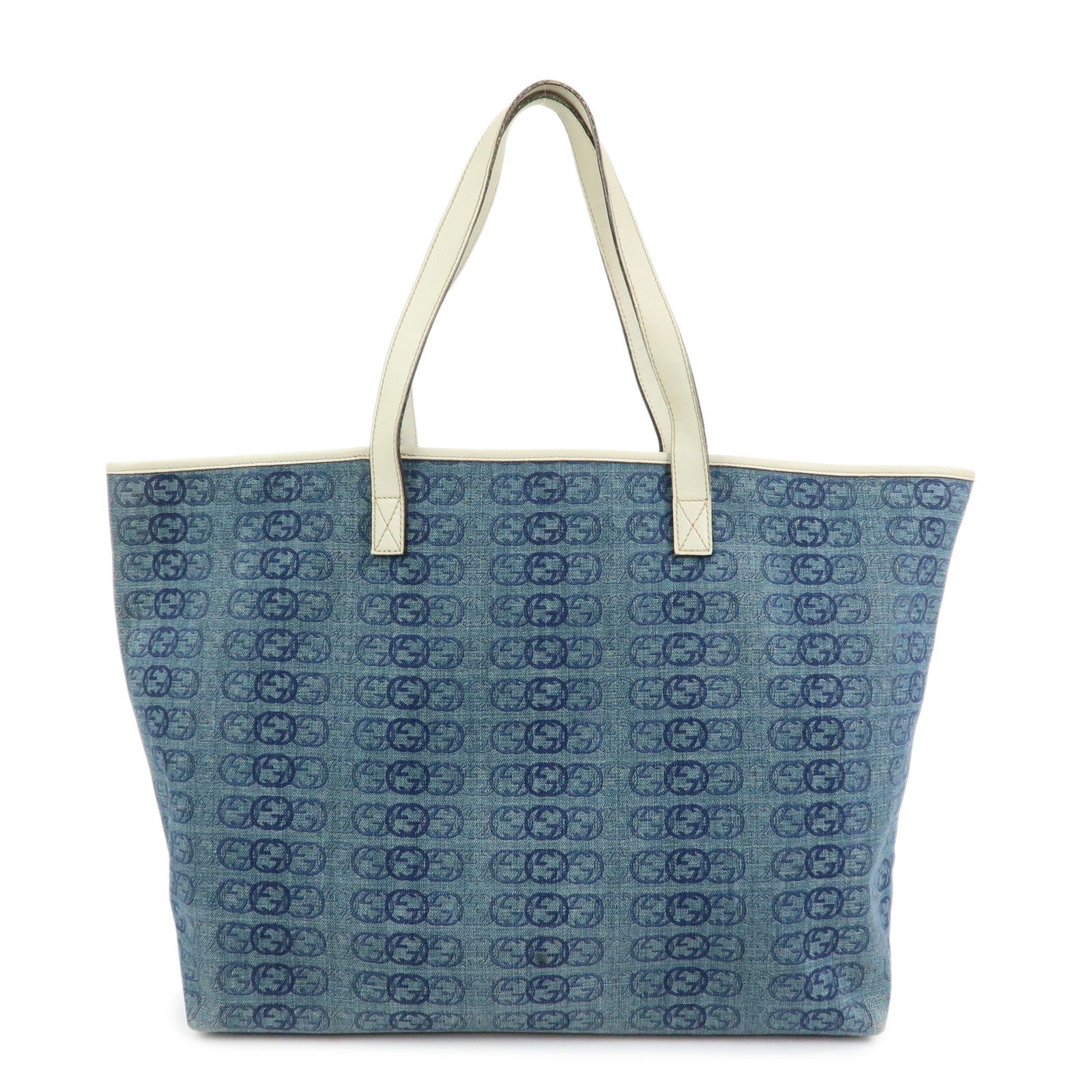 Gucci Tote Bag - Denim, GG Denim and Leather 