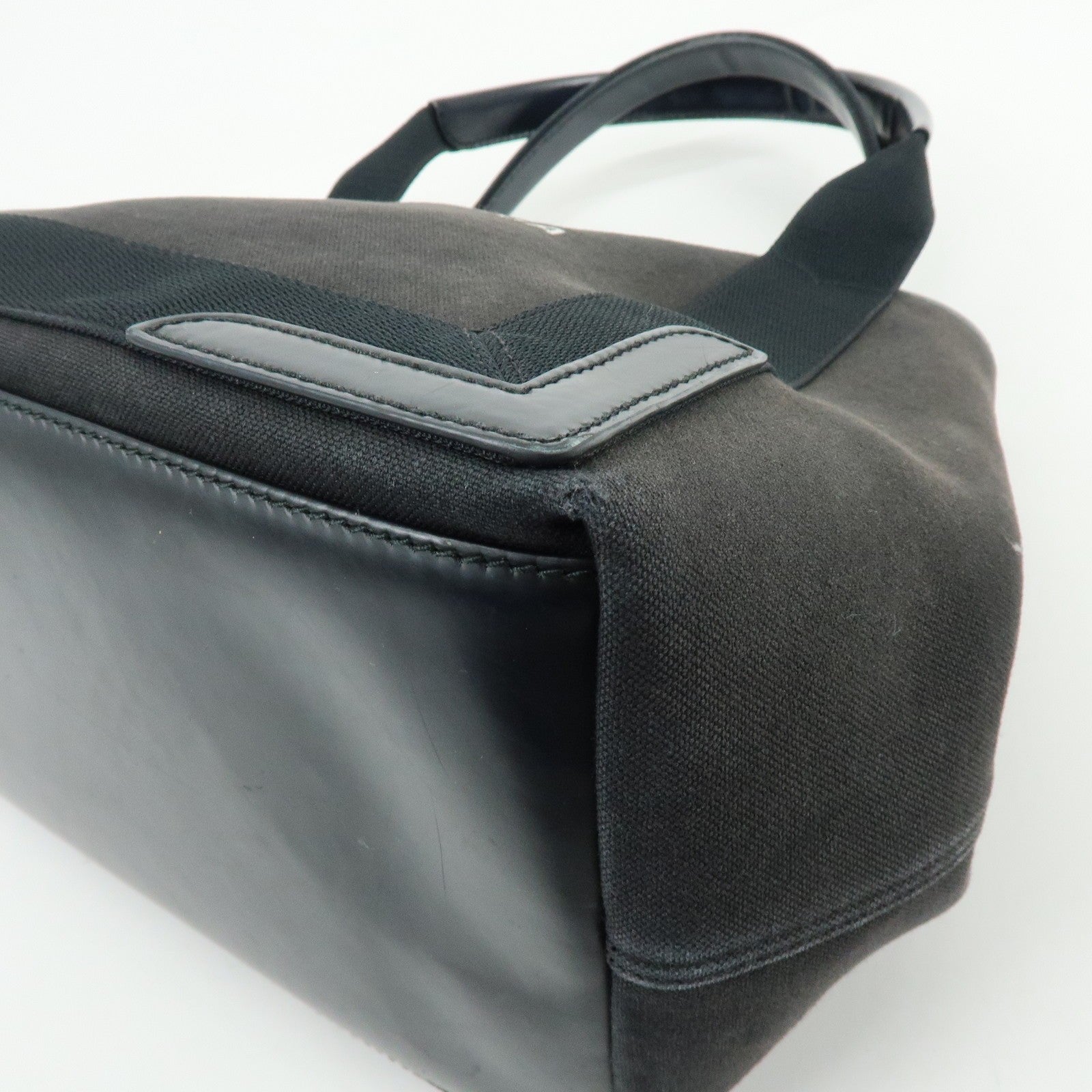 Balenciaga Tote Bag - Black, Canvas, Leather- מגיע עם הארנק