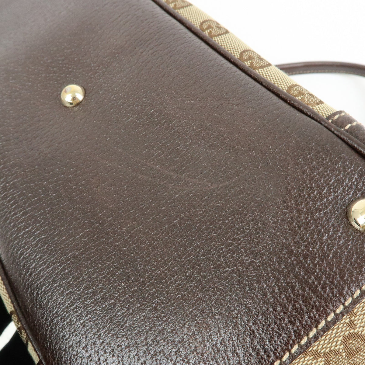 Gucci Sherry Boston Bag - Beige, GG Canvas, Leather