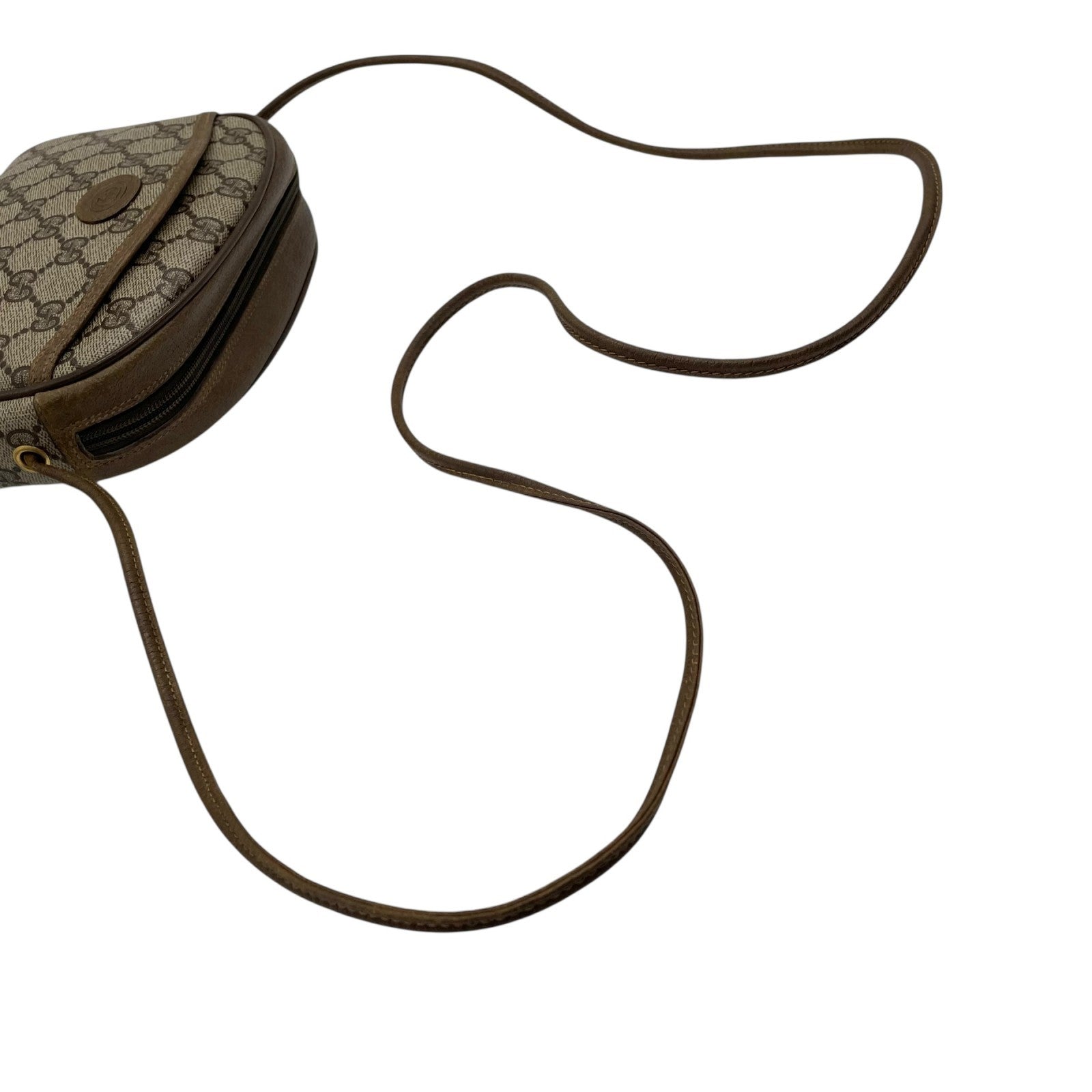 Gucci GG Supreme Shoulder Bag - Brown, PVC Leather