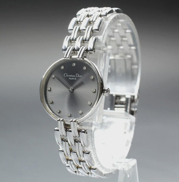 Christian Dior Bagbeera Wristwatch - Gray, Stainless Steel