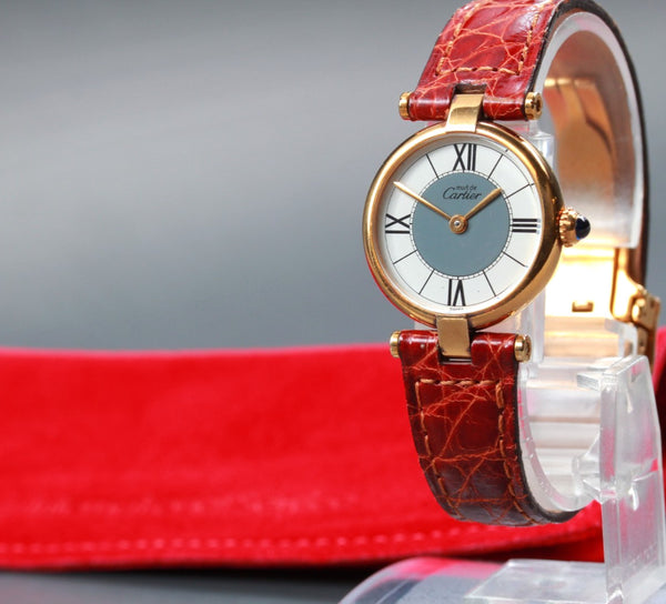 Cartier Vermeil Wristwatch - Gold, Stainless Steel