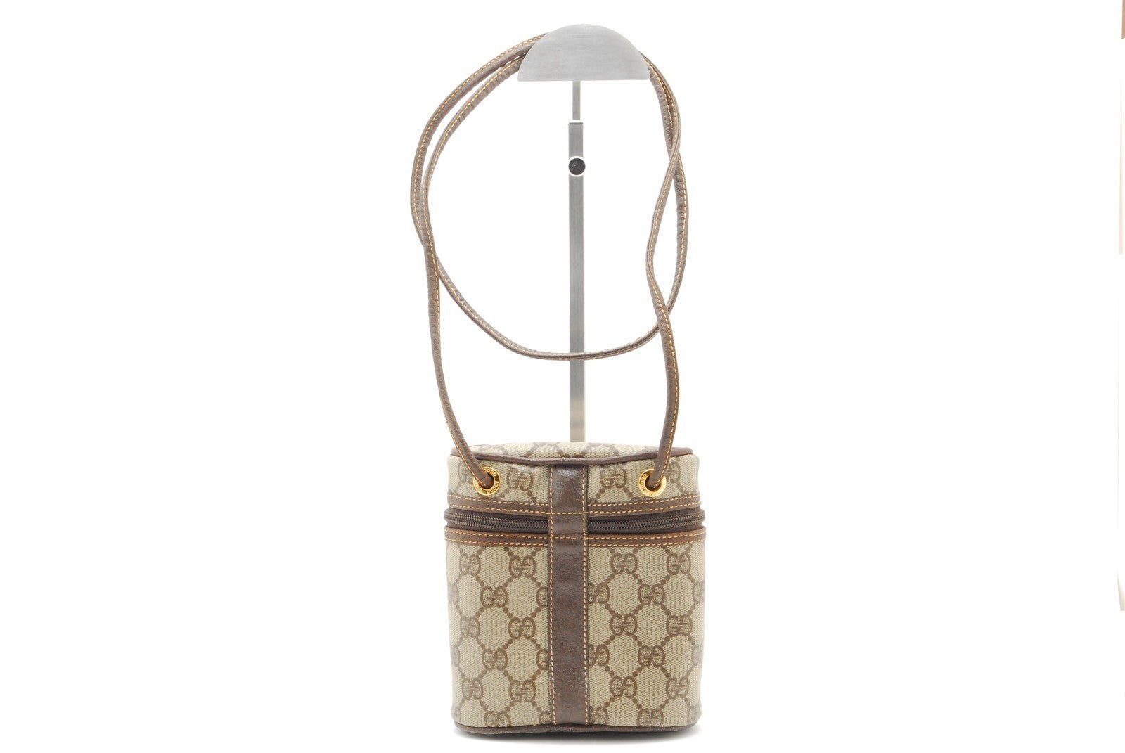 Gucci Vintage GG Supreme Shoulder Bag - Brown, PVC Leather 