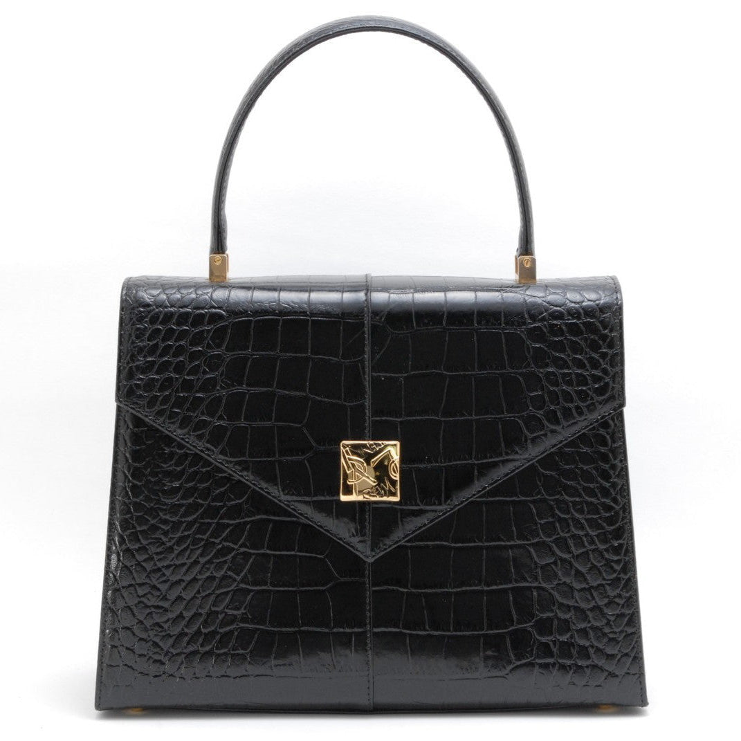 Yves Saint Laurent YSL Top Handle Bag - Black, Leather