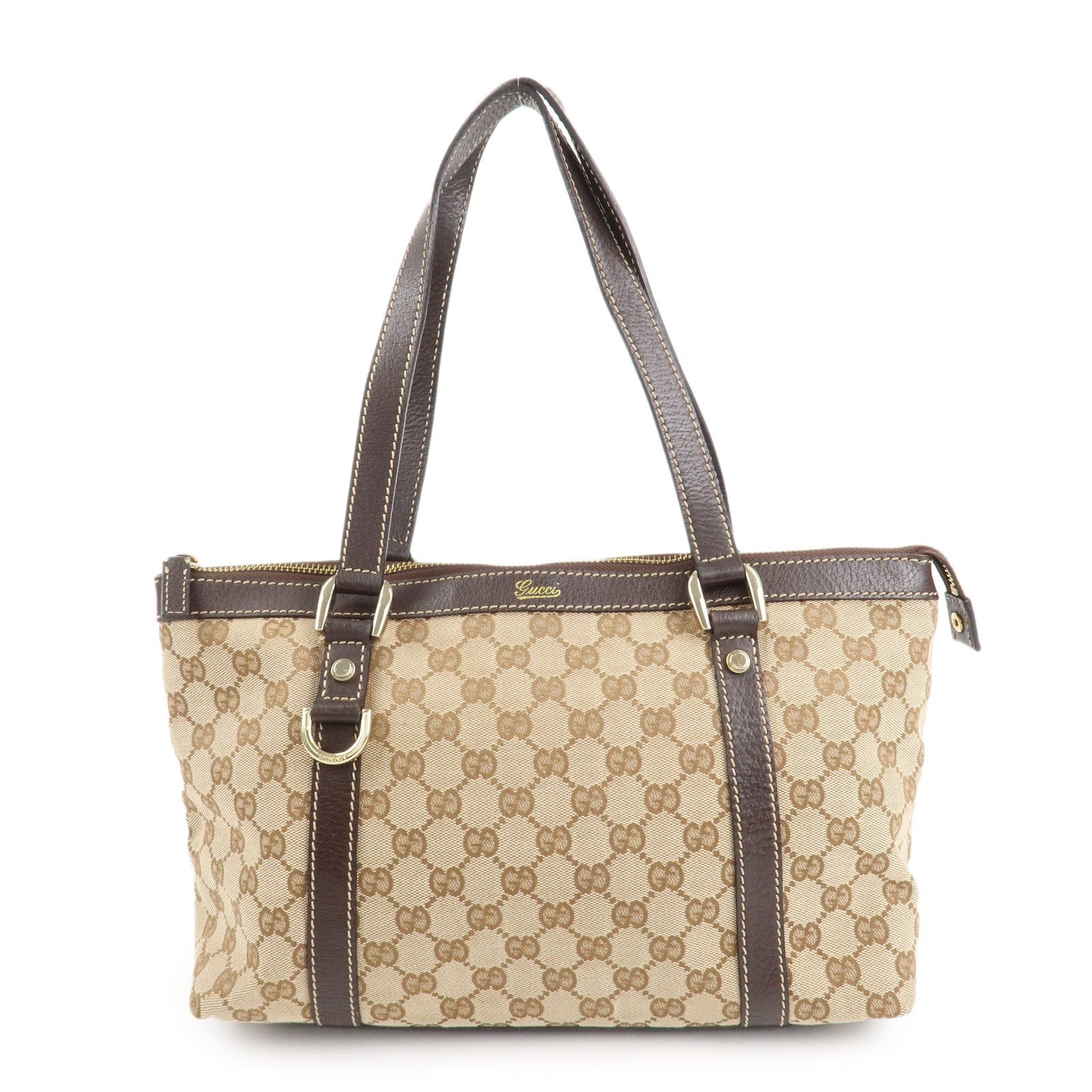 Gucci Abbey Tote Bag - Beige, Canvas