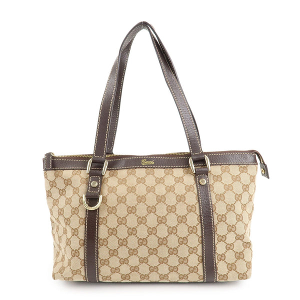 Gucci Abbey Tote Bag - Beige, Canvas