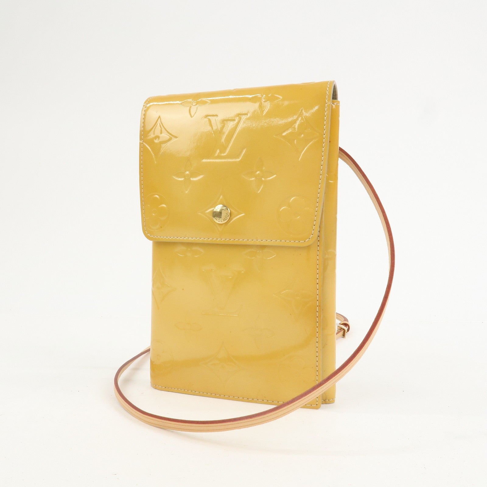 Louis Vuitton Shoulder Bag - Beige, Vernis Leather