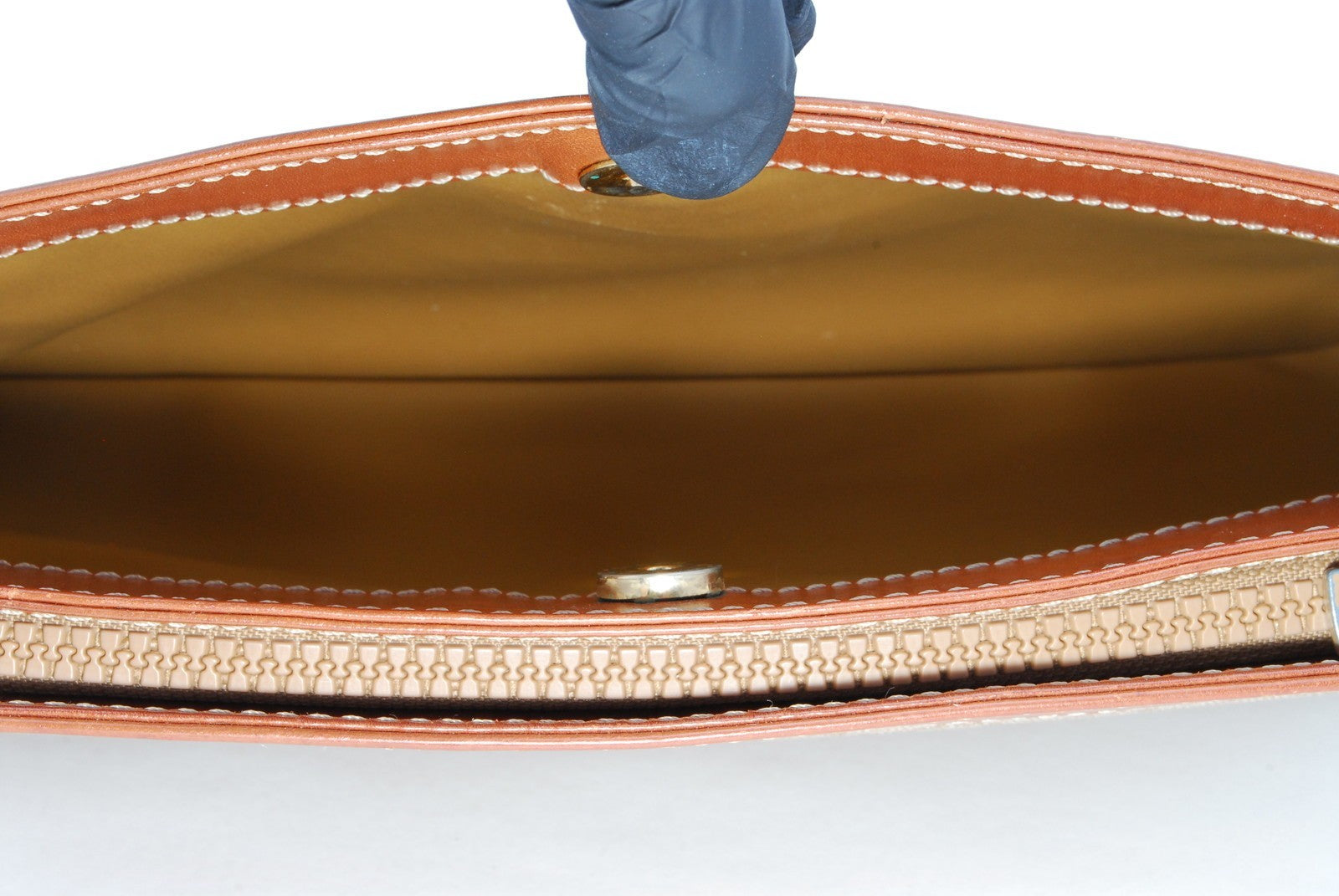 Celine Macadam Clutch Bag - Beige, PVC Leather 