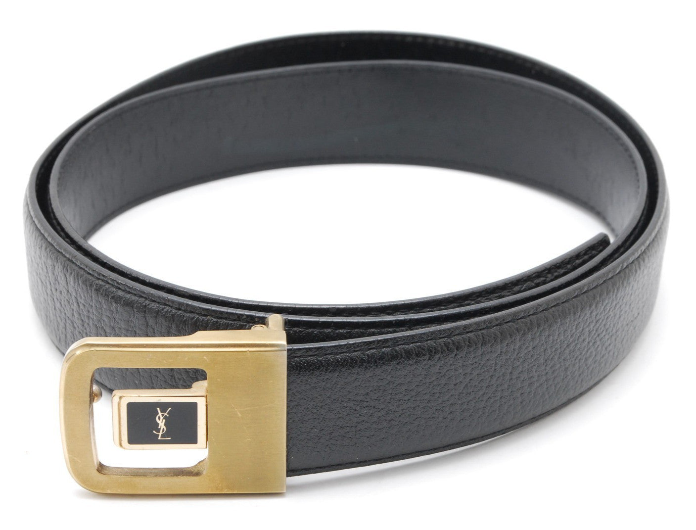 Yves Saint Laurent Leather Belt - Black, Leather
