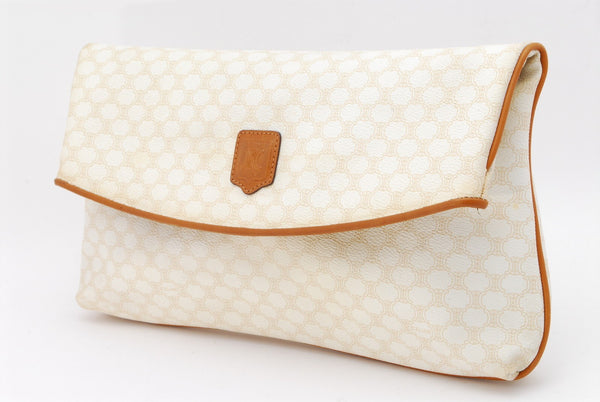 Celine Macadam Clutch - Beige, PVC Leather