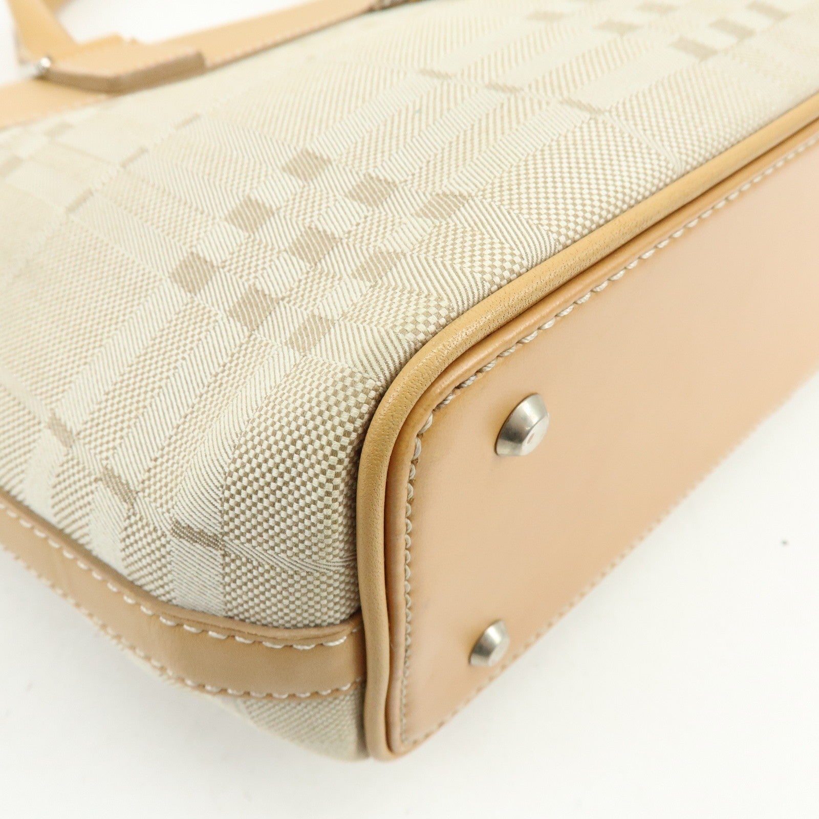 Burberry Tote Bag - Beige, Canvas Leather